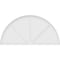Ekena Millwork Half Round 3 Spoke Architectural Grade PVC Pediment, 86"W x 43"H x 2"P PEDPS086X430HRO03 - alternate 2